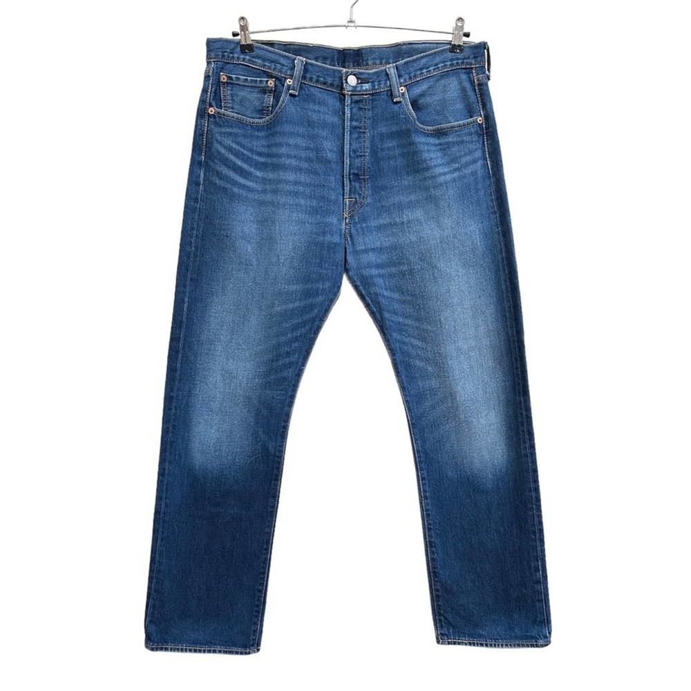 Levi's 501 Original Fit Button Fly Anchor Stretch Straight Jeans, Size 38x32